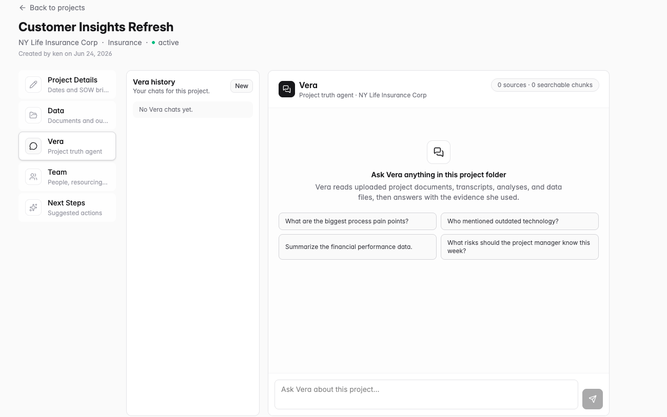 Vera - your personal digital analyst